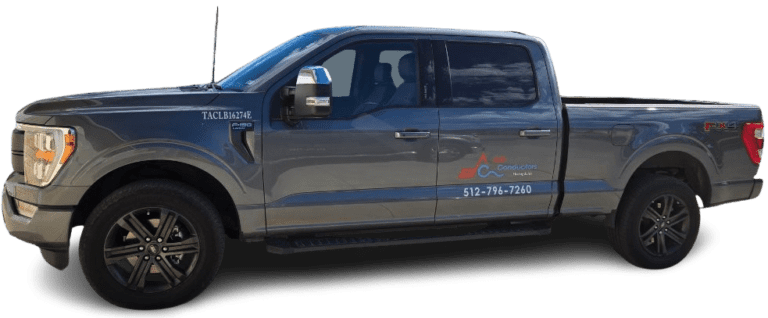 HVAC service, repair, installation, truck